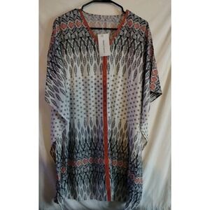 CUPSHE OSFM Aztec Swim Cover Up Roper Dress Kaftan NWT
